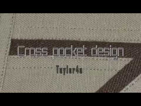 Cross pocket designs