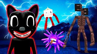 картинка: ВСЕ СЕРИИ: МАЙНКРАФТ ФИЛЬМ SCP СИРЕНОГОЛОВЫЙ и НОВЫЕ МОНСТРЫ в MINECRAFT СЦП РАКУН И ДОЧКА СБОРНИК