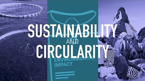 Sustainability and Circularity