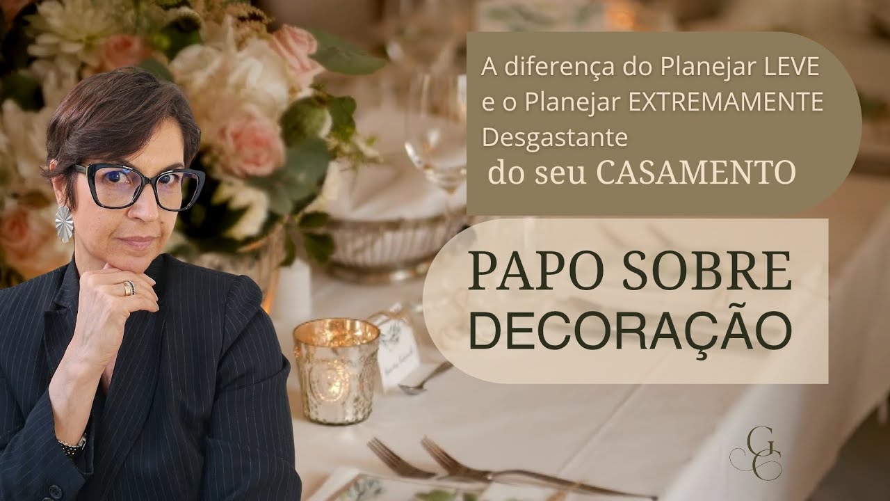 A diferença entre o Planejar Leve e o Planejar Extremamente Desgastante do seu casamento.