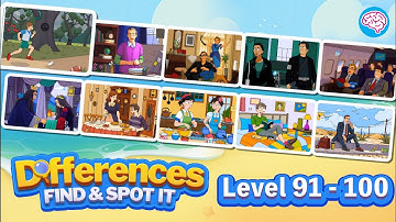 Level 91-100 Differences - Find & Spot It (Guru Game) #differencesfindspotit