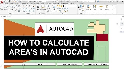 How Calculate areas in AutoCAD || Area command in AutoCAD || 2 methods -easy and fast way ||