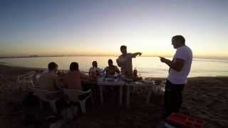 Breaking the fast by the sea (Algiers Sunset)