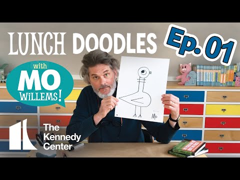 LUNCH DOODLES with Mo Willems! Episode One: Welcome to Mo’s Studio!