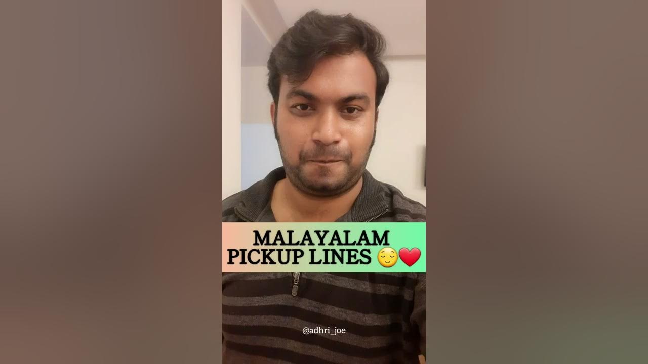 Malayalam Pickup Lines ️ - YouTube