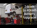 Nissan e-NV200 24kWh to 40kWh battery upgrade PART 1