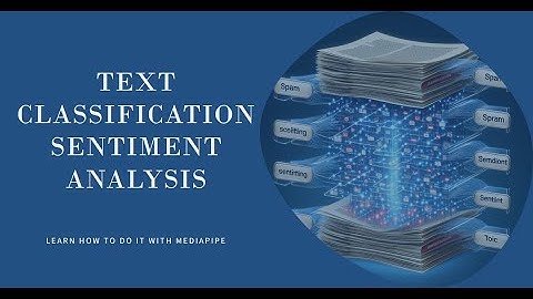 How to do Text Classification Sentiment Analysis with MediaPipe in native iOS