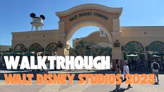 Inside Walt Disney Studios 2025 Full Walkthrough Disneyland Paris