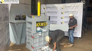 PAPER BALING PRESS MACHINE