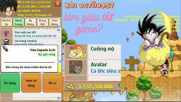 Ngọc Rồng Online - Cách kiếm tiền từ game cho dân cày.!!!!!