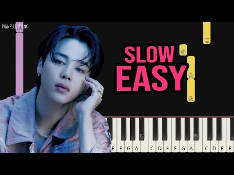 Like Crazy (EASY PIANO SHEET) - Jimin