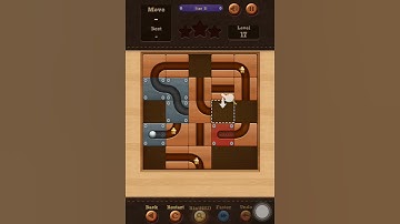 Roll the Ball slide puzzle Star D Pack Level 17 Solution