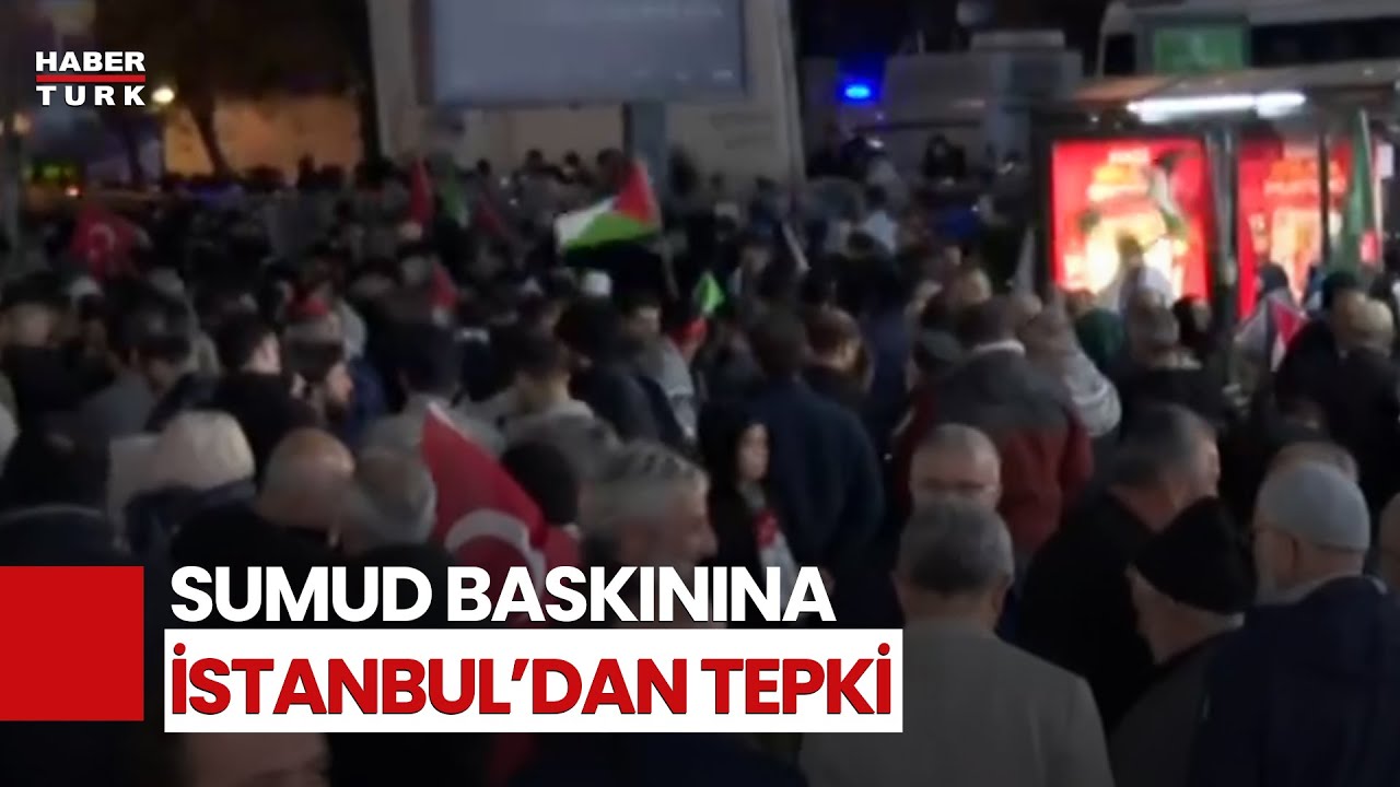 İstanbul’dan İsrail’e Tepki: Konsolosluk Önünde Protesto!