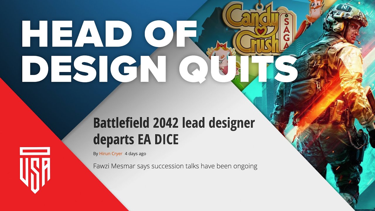 Candy Crush to Battlefield 2042 – Head of Design Quits DICE