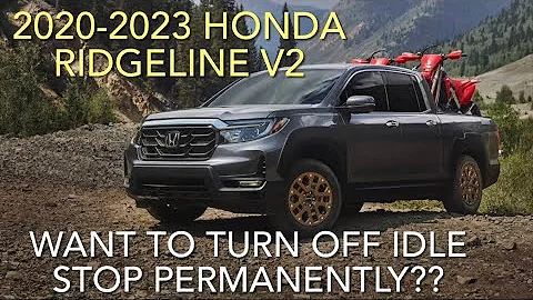 Idlestopper v2- 2020-2023 Honda Ridgeline - Turn OFF auto idle stop permanently