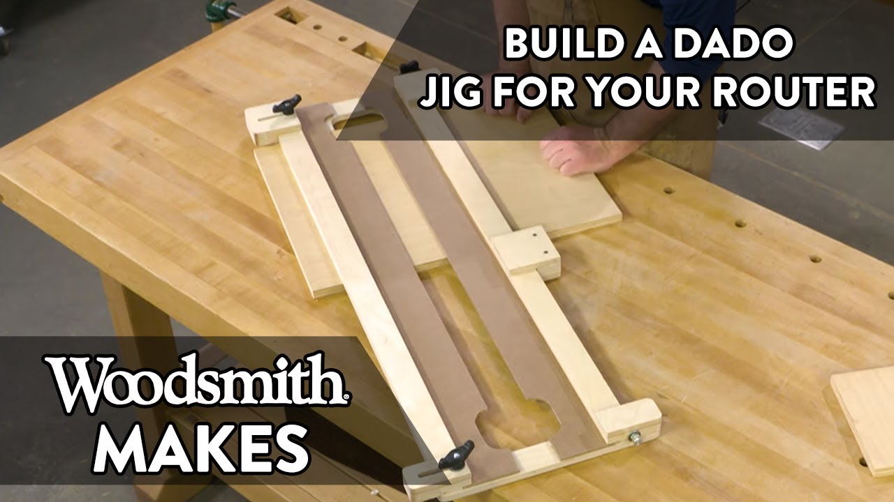 Making the Woodsmith Router Dado Jig - YouTube