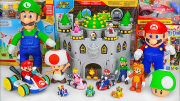 Super Mario Bros Unboxing Toys Review | Super Mario Bros Nintendo Deluxe Bowser