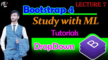 Bootstrap4 DROPDOWN in URDU/ENG with practical(Lec 7)