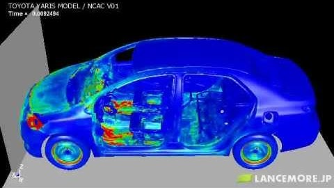 LS-DYNA Sample Model No.233 Stress Wave Propagation