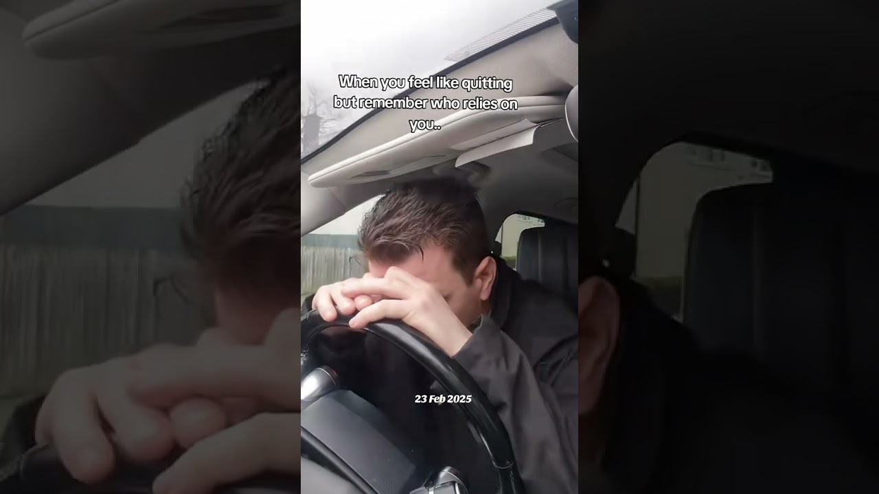 when you feel like quitting but remember who relies on you 😢