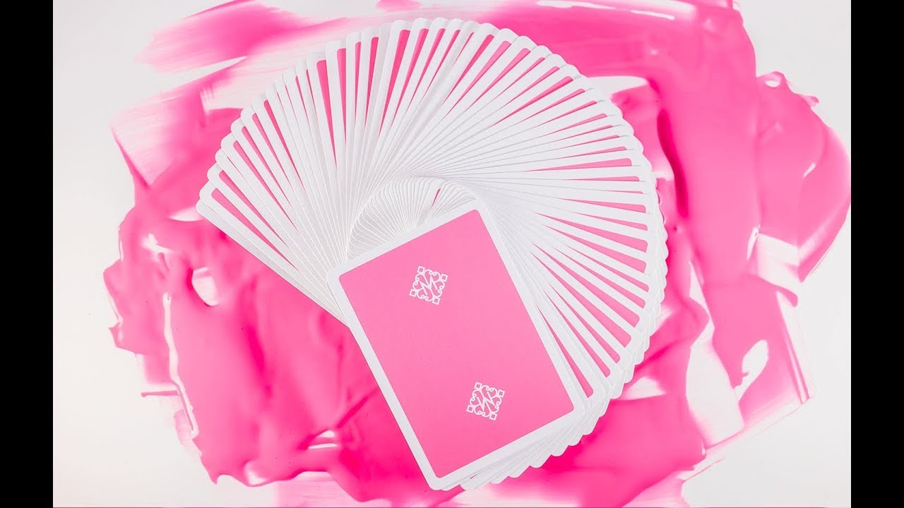 Pink Madison Rounders Playing Cards - Magicland.se