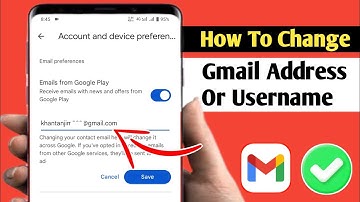 How To Change Gmail Address or Username 2025 | How To Change Email I