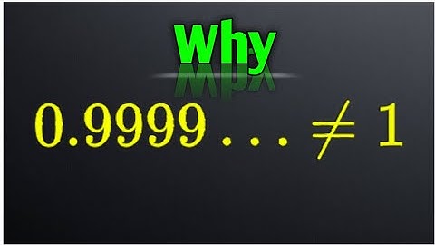 Is 0.999... Really Equal to 1? Challenging a Mathematical Truth