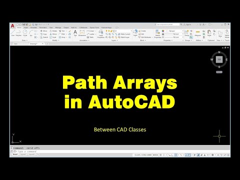 Creating Path Arrays in AutoCAD