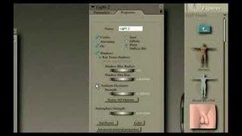 How to Use the Poser Software Interface : What is the Properties Palette in Poser Software Interface?