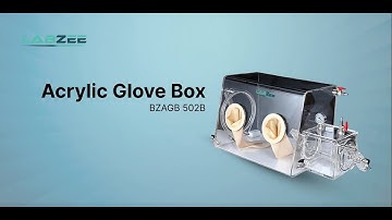 Labzee Acrylic Glove Box BZAGB-502B|Multi-User Sealed Workspace for Safe Sensitive Material Handling