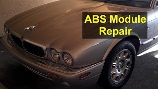 ABS module repair, ABS warning, tracks not available, Jaguar - VOTD