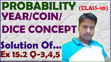 BOARD EXAM CLASS 10 MATHS, Chapter 15 Exercise 15.2 Q-3,4,5, Leap Ordinary Year Coins problems,CSB