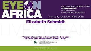 Foreign Intervention in Africa after the Cold War: Eye on Africa with Elizabeth Schmidt