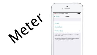 Meter: add advanced themable signal meters to iOS (preview)