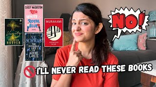 Popular Books I'll (probably) NEVER Read