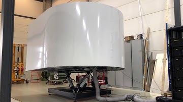 Short video of the TRC 472FGM 6DOF Full Motion Flight Simulator