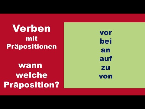 فيديو: Welche Präpositionen gibt وفاق؟