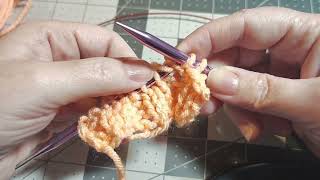 Knitting Lesson #6 (Part 2): Casting Off in 2×2 Rib