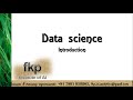 Data science introduction part  iii fkp   institute of ai