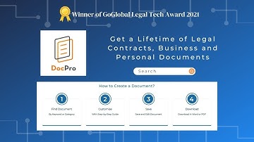 DocPro Lifetime Deal - Your Best Legal Document Creator in 2025