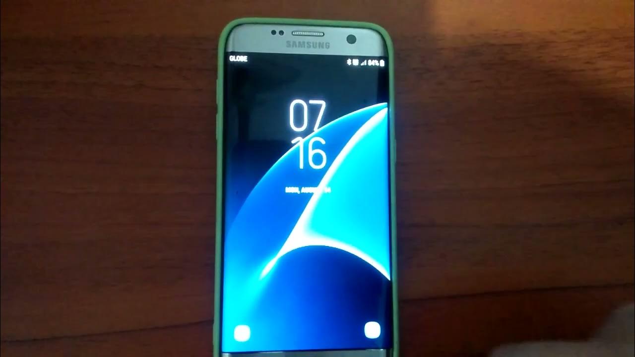 Samsung galaxy s7 edge startup and shutdown youtube