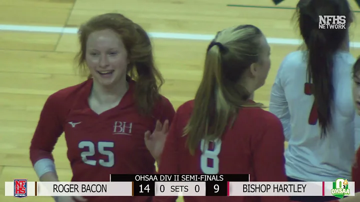 OHSAA Playoff Volleyball - Roger Bacon vs Bishop H...
