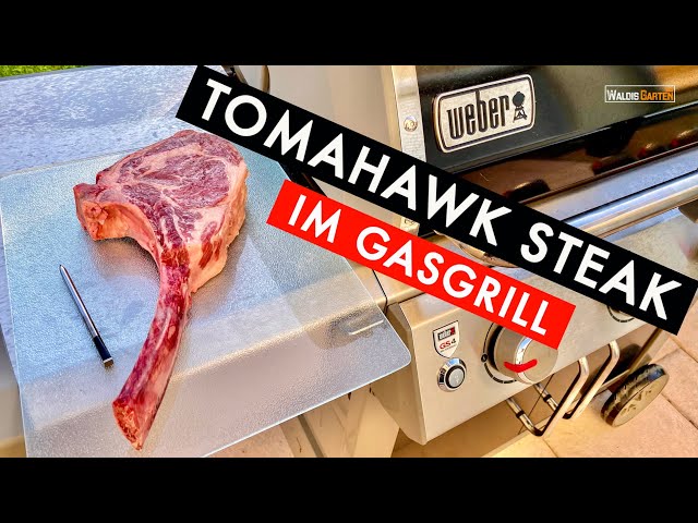 TOMAHAWK STEAK IM GASGRILL / SEHR EINFACH - YouTube