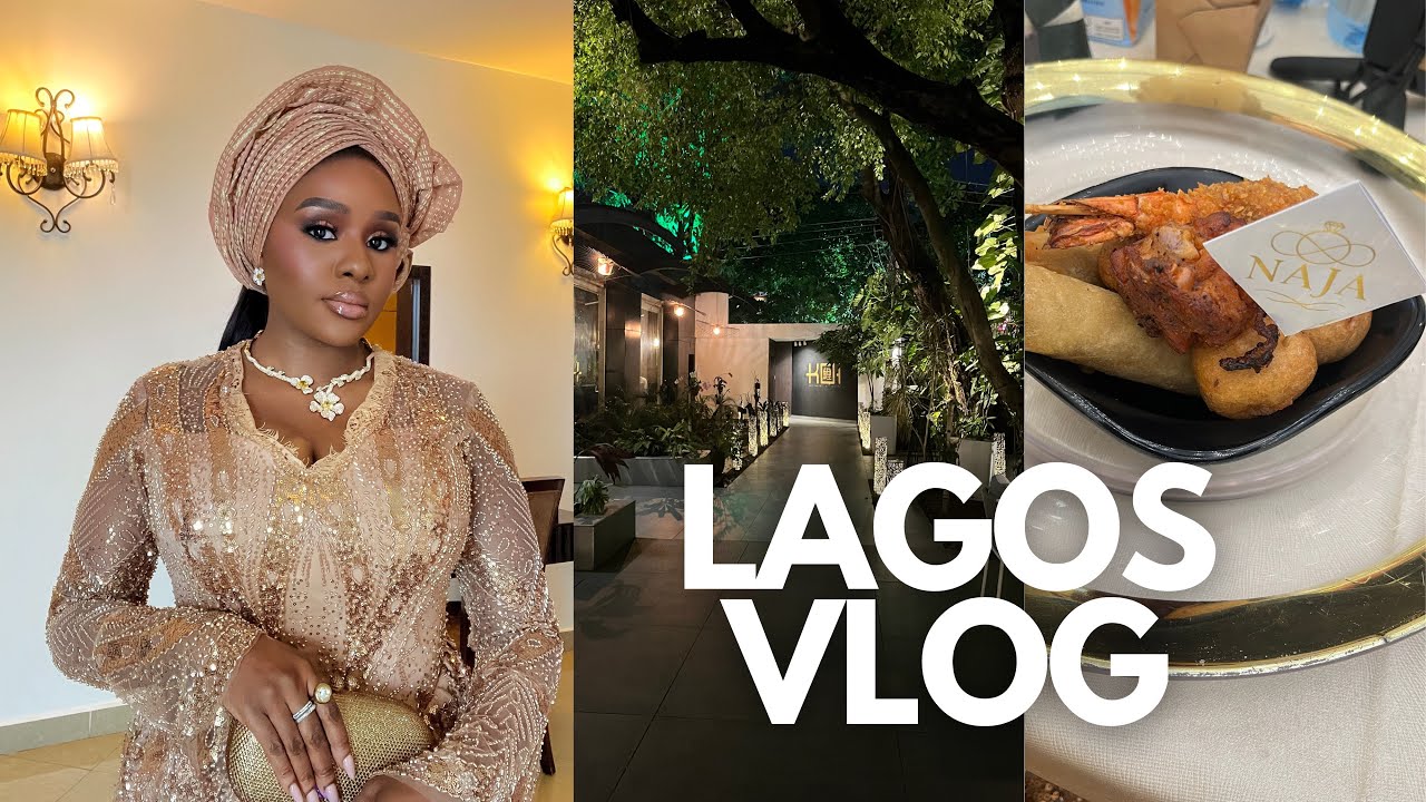 LAGOS VLOG | Свадьба в стиле йоруба, гламур для гостей на свадьбе, место для ужина и многое другое