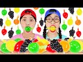 Tiktok Jelly Fruit Candy Challenge with Most Popular Sour Candy DONA MUKBANG