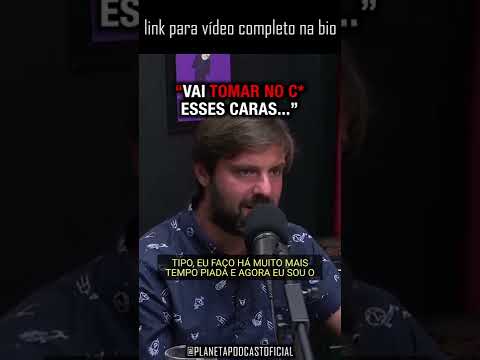 imagem do vídeo "EU COMECEI A FAZER PIADA COM POLÍTICA..." com Fábio Rabin | Planeta Podcast #shorts