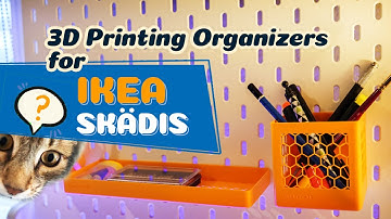 The Ultimate IKEA Skadis Upgrade: 3D Printing Organizers!