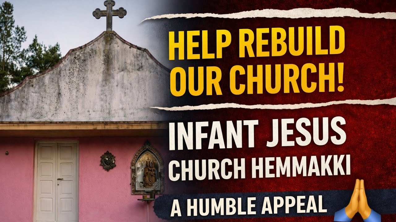 ಹೆಮ್ಮಕ್ಕಿ ಬಾಲ ಯೇಸು ದೇವಾಲಯದ ನವೀಕರಣಕ್ಕೆ ತಮ್ಮ ಆರ್ಥಿಕ ಸಹಾಯವನ್ನು ನೀಡಿ ಪ್ರೋತ್ಸಾಹಿಸಿ | 