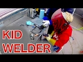 "Teach" 10 year old "kid to weld" - Jackson the hotrod builder