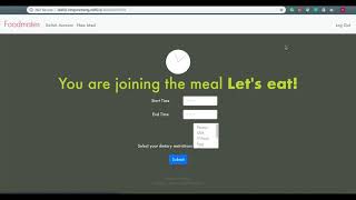 Foodmates - a webapp that makes group dining easier